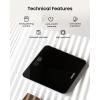 imageRENPHO Weight Scale with 7Day Weight Trend Digital Bathroom Scale for Body Weight with Large LED Display HighAccurate Weighing Scale with Sturdy and Durable Base 1102quot 400lbs Core 1XBlack