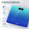 imageRENPHO Weight Scale with 7Day Weight Trend Digital Bathroom Scale for Body Weight with Large LED Display HighAccurate Weighing Scale with Sturdy and Durable Base 1102quot 400lbs Core 1XBlue