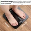 imageRENPHO Weight Scale with 7Day Weight Trend Digital Bathroom Scale for Body Weight with Large LED Display HighAccurate Weighing Scale with Sturdy and Durable Base 1102quot 400lbs Core 1XBlack