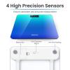 imageRENPHO Weight Scale with 7Day Weight Trend Digital Bathroom Scale for Body Weight with Large LED Display HighAccurate Weighing Scale with Sturdy and Durable Base 1102quot 400lbs Core 1XBlue