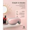 imageRENPHO Eye Massager with Heat Compression Customized Eye Care Machine Heated Sleep Mask for Eye Strain Relief Migraine Relief Improve Sleep Birthday Gifts for Women MenFpink
