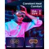 imageRENPHO Eye Massager with Heat Compression Customized Eye Care Machine Heated Sleep Mask for Eye Strain Relief Migraine Relief Improve Sleep Birthday Gifts for Women MenCgradient purple
