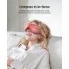 imageRENPHO Eye Massager with Heat Compression Customized Eye Care Machine Heated Sleep Mask for Eye Strain Relief Migraine Relief Improve Sleep Birthday Gifts for Women MenEred
