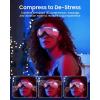 imageRENPHO Eye Massager with Heat Compression Customized Eye Care Machine Heated Sleep Mask for Eye Strain Relief Migraine Relief Improve Sleep Birthday Gifts for Women MenCgradient purple