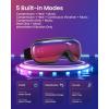 imageRENPHO Eye Massager with Heat Compression Customized Eye Care Machine Heated Sleep Mask for Eye Strain Relief Migraine Relief Improve Sleep Birthday Gifts for Women MenCgradient purple