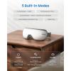 imageRENPHO Eye Massager with Heat Compression Customized Eye Care Machine Heated Sleep Mask for Eye Strain Relief Migraine Relief Improve Sleep Birthday Gifts for Women MenAwhite
