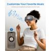 imageRENPHO Eye Massager with Heat Compression Customized Eye Care Machine Heated Sleep Mask for Eye Strain Relief Migraine Relief Improve Sleep Birthday Gifts for Women MenBgrey