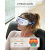 imageRENPHO Eye Massager with Heat Compression Customized Eye Care Machine Heated Sleep Mask for Eye Strain Relief Migraine Relief Improve Sleep Birthday Gifts for Women MenDelft Blue