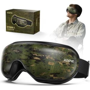 imageRENPHO Eye Massager with Heat Compression Customized Eye Care Machine Heated Sleep Mask for Eye Strain Relief Migraine Relief Improve Sleep Birthday Gifts for Women MenCamouflage