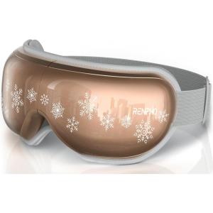 imageRENPHO Eye Massager with Heat Compression Customized Eye Care Machine Heated Sleep Mask for Eye Strain Relief Migraine Relief Improve Sleep Birthday Gifts for Women MenZgold