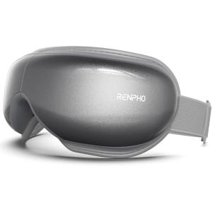 imageRENPHO Eye Massager with Heat Compression Customized Eye Care Machine Heated Sleep Mask for Eye Strain Relief Migraine Relief Improve Sleep Birthday Gifts for Women MenBgrey