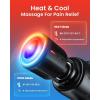 imageRENPHO Massage Gun Deep Tissue with Heat and Cold Head Handheld Muscle Massager Therapy with Carry Case Percussion Body Masajeador for Men Women Athletes Back Upgrade Active ThermacoolActive Thermacool Black