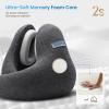 imageRENPHO Neck Pillow Airplane for 360Neck Support Travel Pillow with Noise Reducing Premium Memory Foam Travel Pillows for Airplanes for him her