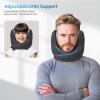 imageRENPHO Neck Pillow Airplane for 360Neck Support Travel Pillow with Noise Reducing Premium Memory Foam Travel Pillows for Airplanes for him her