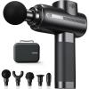 imageRENPHO Massage Gun Deep Tissue with Heat and Cold Head Handheld Muscle Massager Therapy with Carry Case Percussion Body Masajeador for Men Women Athletes Back Upgrade Active ThermacoolActive