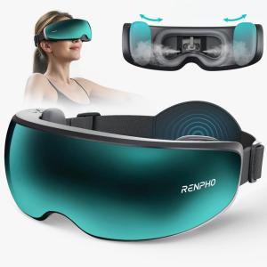 imageRENPHO Eye Massager with Mist ampamp Temple Massage Slidable Temple Massager for Migraines Birthday Gifts for Mom Dad Women Men Her Him FSA HSA Eligible Eye Mask Eyeris Caligo