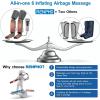 imageRENPHO Leg Massager with Heat for Circulation FSA HSA Eligible Air Compression Calf Massager Effective for Mother Father Reduce Swelling and Muscle RelaxationGrey