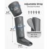imageRENPHO Leg Massager with Heat for Circulation FSA HSA Eligible Air Compression Calf Massager Effective for Mother Father Reduce Swelling and Muscle RelaxationGrey