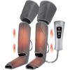 imageRENPHO Leg Massager with Heat for Circulation FSA HSA Eligible Air Compression Calf Massager Effective for Mother Father Reduce Swelling and Muscle RelaxationGrey