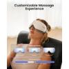 imageRENPHO Eyeris Zen UltraQuiet Eye Massager with HeatLightweight Heated Eye Mask for Migraines Face Massager for Dry Eyes Relief Birthday Gifts for Women Men
