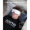 imageRENPHO Eyeris Zen UltraQuiet Eye Massager with HeatLightweight Heated Eye Mask for Migraines Face Massager for Dry Eyes Relief Birthday Gifts for Women Men