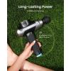 imageRENPHO Ascend Massage Gun Deep Tissue with 612mm Adjustable Amplitude Percussion Professional Muscle Massage Handheld Massager with Portable Carry Case for Athletes ampamp Home Use Color Display