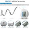 imageRENPHO Digital Bathroom Scale Black Smart Tape Measure Body with App