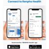 imageRENPHO Digital Bathroom Scale Highly Accurate Body Weight Scale with Lighted LED Display Smart Bluetooth Digital Measuring Tape with Lock Hook Retractable Function