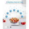 imageRENPHO Digital Food Scale with Nutritional Calculator White Smart Body Scale with BMI Body Fat Muscle Mass