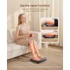 imageRENPHO FSA Shiatsu Foot Massager with Heating Gifts for Women FSA Eligible Items List Deep Kneading Foot Massager for Neuropathy and Plantar Fasciitis Quietly Used Under Desk as Ottoman