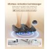 imageRENPHO FSA Shiatsu Foot Massager with Heating Gifts for Women FSA Eligible Items List Deep Kneading Foot Massager for Neuropathy and Plantar Fasciitis Quietly Used Under Desk as Ottoman