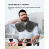 imageRENPHO Heating Pad for Neck and Shoulders and Back FAS HSA Eligible Christmas Birthday Gfits for Women Men Mon Dad
