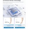 imageRENPHO Leg Massager for Circulation and Pain Relief with Smart Pressure Sensor Air Compression Calf Massager for Relieve Fatigue Gift for Mom and Dad