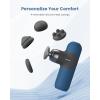 imageRENPHO Mini Thermal Massage Gun with Heat Portable Deep Tissue Percussion Massager Color Silicone Sleeves Travel Size with Carry Case Olive DrabNavy