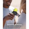 imageRENPHO Mini Thermal Massage Gun with Heat Portable Deep Tissue Percussion Massager Color Silicone Sleeves Travel Size with Carry Case Olive DrabNeon Green