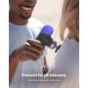 imageRENPHO Mini Thermal Massage Gun with Heat Portable Deep Tissue Percussion Massager Color Silicone Sleeves Travel Size with Carry Case Olive DrabPurple