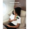 imageRENPHO Mini Thermal Massage Gun with Heat Portable Deep Tissue Percussion Massager Color Silicone Sleeves Travel Size with Carry Case Olive DrabSpearmint