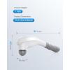 imageRENPHO Rechargeable Handheld Back Massager Cordless Electric Neck Massage Tool for Shoulder Foot Leg Calf Gifts for Women and MenCwhite