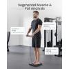 imageRENPHO Scale for Body Weight and Fat Percentage Smart Scale with 8 Electrodes Larger Platform Body Analyzer for BMI Body Fat Muscle Mass High Precision 400lbsBlacknew