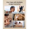imageRENPHO Smart Body Measuring Tape Rechargeable Tape Measure with LED Display Measuring Tape for Body Measurements with App for Weight Loss ampamp Fitness Shape Retractable 60in 150cm Black
