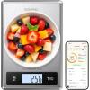 imageRENPHO Smart Scale for Body Weight Body Fat Scale for BMI Body Fat Muscle Mass RENPHO Digital Food Scale with Nutritional Calculator Smart Food Kitchen Scale Food Weight Scale Grams and Ounces f