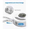 imageRENPHO Smart Scale for Body Weight Fat RENPHO Body Measuring Tape Bluetooth Smart Tape Measure with Lock Hook ampamp Retractable Function