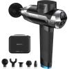 imageRENPHO Ascend Massage Gun Deep Tissue with 612mm Adjustable Amplitude Percussion Professional Muscle Massage Handheld Massager with Portable Carry Case for Athletes ampamp Home Use Color Display