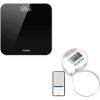 imageRENPHO Digital Bathroom Scale Black Smart Tape Measure Body with App