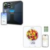 imageRENPHO Digital Food Scale with Nutritional Calculator White Smart Body Scale with BMI Body Fat Muscle Mass