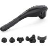 imageRENPHO Rechargeable Handheld Back Massager Cordless Electric Neck Massage Tool for Shoulder Foot Leg Calf Gifts for Women and MenBblack