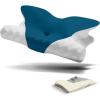 imageRENPHO Ultra Pain Relief Neck Pillow Ergonomic Contour Memory Form Pillow for Side Back Stomach Sleeper with 2 Cooling Pillowcases Orthopedic Cervical Pillow for Adult