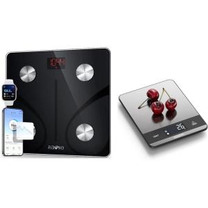 imageRENPHO Smart Scale for Body Weight Food Scale Kitchen Scale 11lb Baking Scale with 7 Units