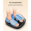 imageRENPHO Foot Massager with Heat 3 Air Compression Modes ampamp Levels FullFoot Kneading Shiatsu Foot Massage for Plantar Fasciitis ampamp Neuropathy for Women ampamp Men Size up to 13Rwmf06