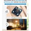 imageRENPHO Scale for Body Weight BatteryFree Solar Power Digital Bathroom Smart Scale Bluetooth Body Fat Scale Smart Tape Measure Body with App